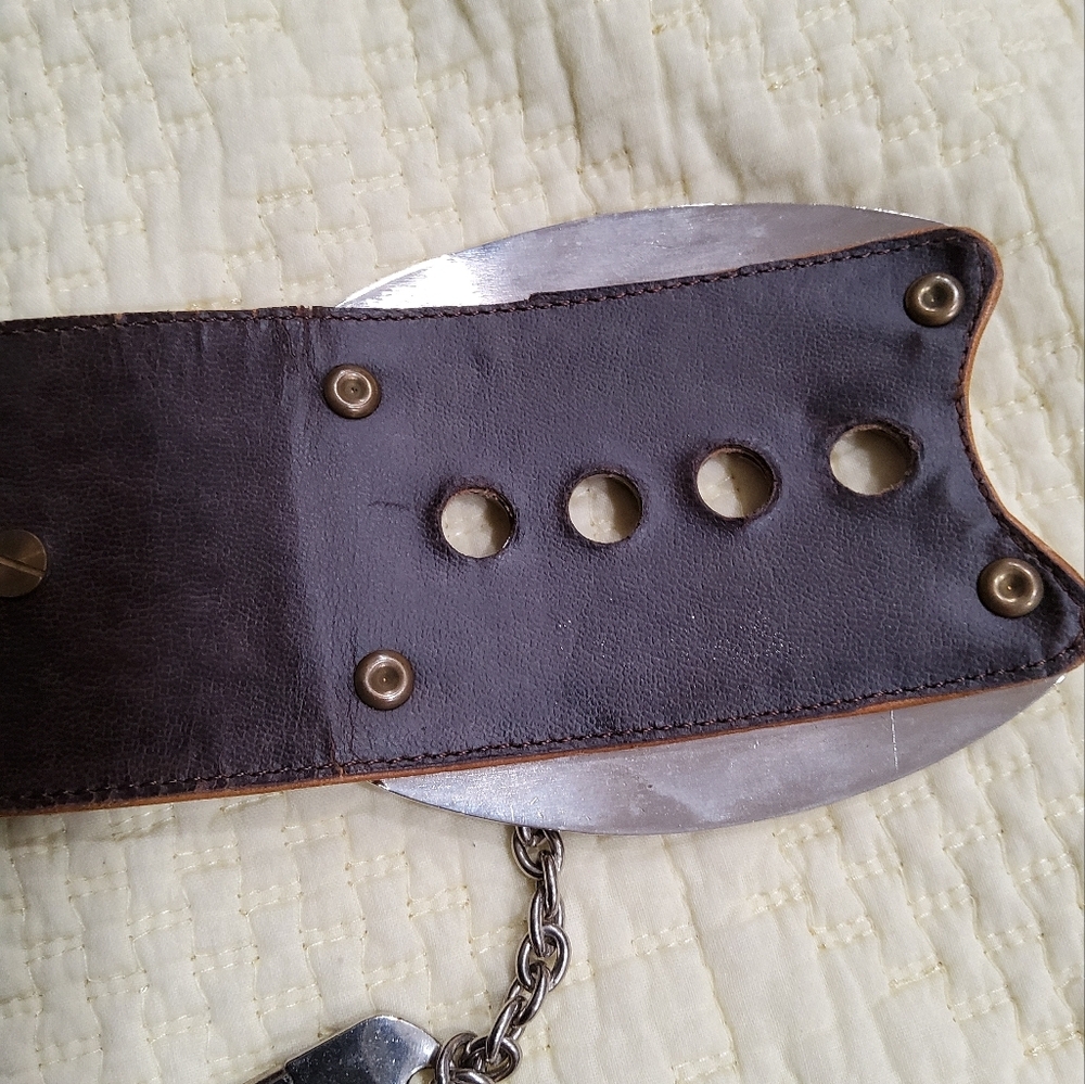 Cuir Veritable Made in France Equestrian Belt Size M - Picture 7 of 11